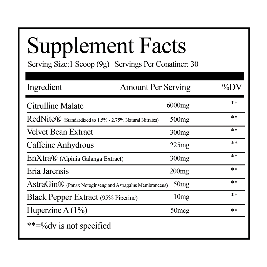Dr Vic Nerds Flavor Pre-workout Supplement